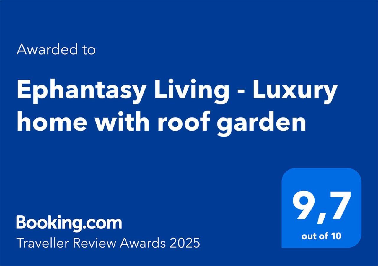 Ephantasy Living - Luxury Home With Roof Garden Kalamaki  Exteriér fotografie